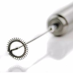 Ovente Stainless Steel Handheld Milk Frother and Electric Beverage Mixer, Silver thumbnail 3