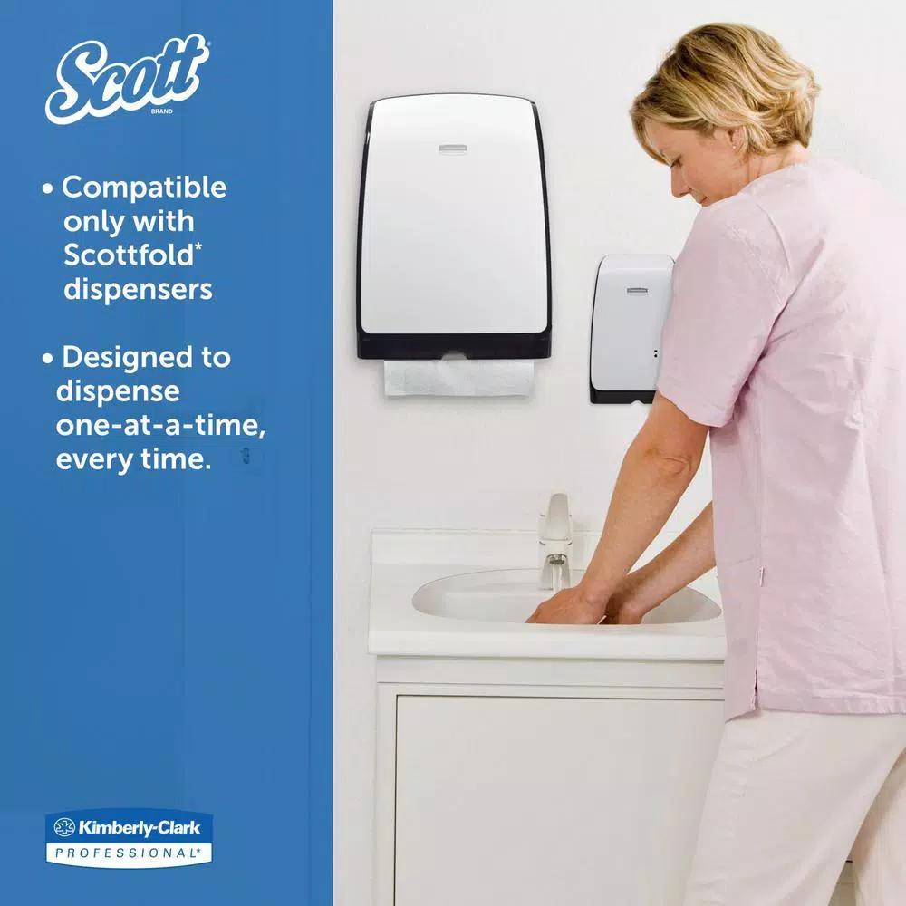 Scott C-Fold Paper Towels, 9.4 in. x 12.4 in., 175 Sheets per Pack, White
