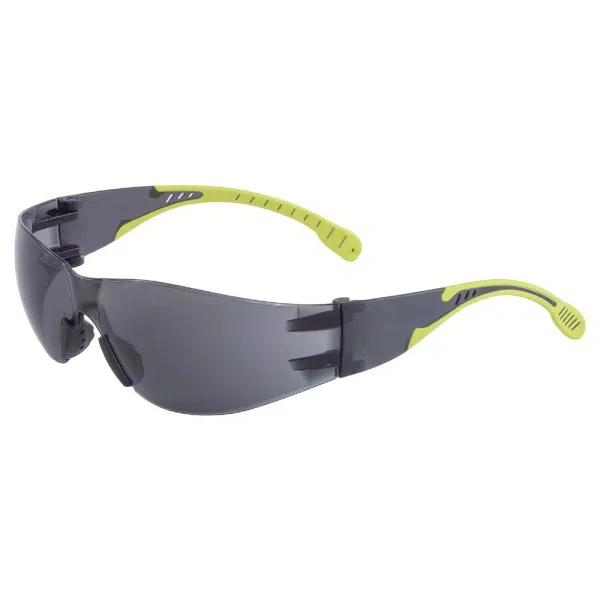 ERB I-Fit Flex Safety Glasses, Apple Green Frame with Gray Lens