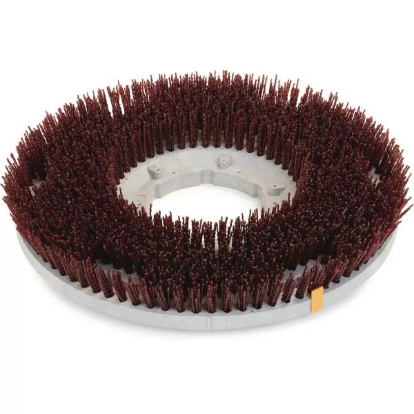 Carlisle Strata-Grit 17 in. Brown Aggressive Industrial Scrubbing Rotary Floor Brush