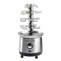 Nostalgia 3-Tier Stainless Steel Cascading Fondue Fountain with Auger-Style Flow thumbnail 1
