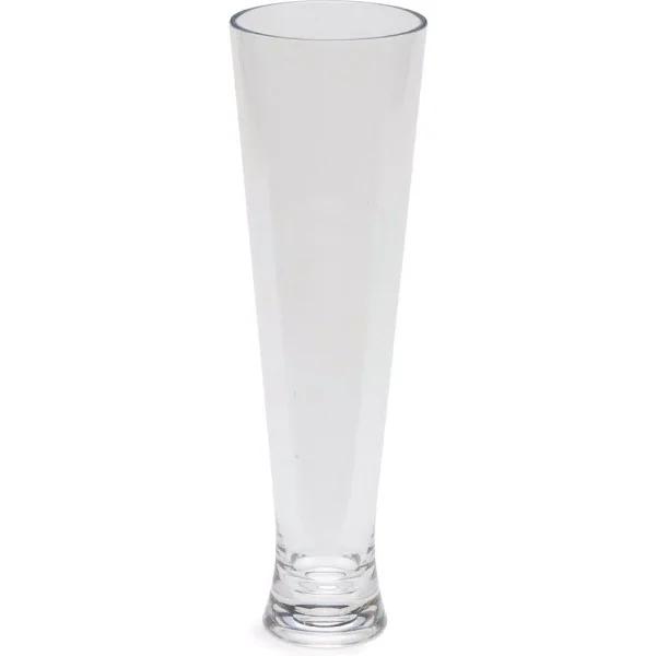 Carlisle Alibi 16 oz. Clear Polycarbonate Beer Pilsner Glasses, Set of 24