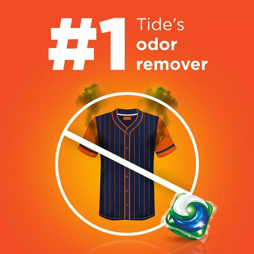 Tide PODS Plus Febreze Sport Odor Defense Laundry Detergent Pods, Active Fresh, 15-Count