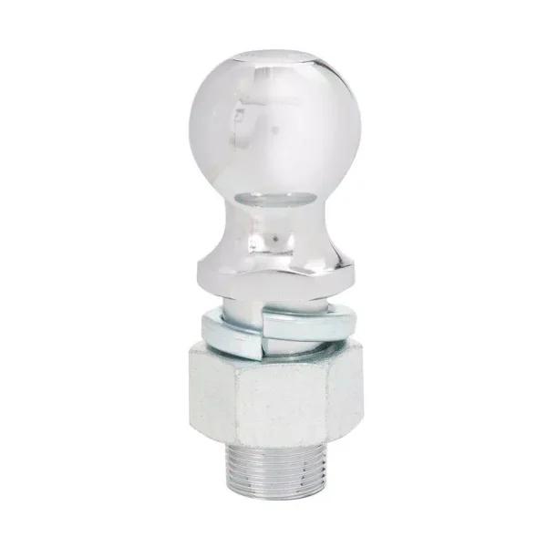 TowSmart 2 in. Chrome Hitch Ball, 10,000 lb. Capacity, 1-1/4 in. Shank Diameter