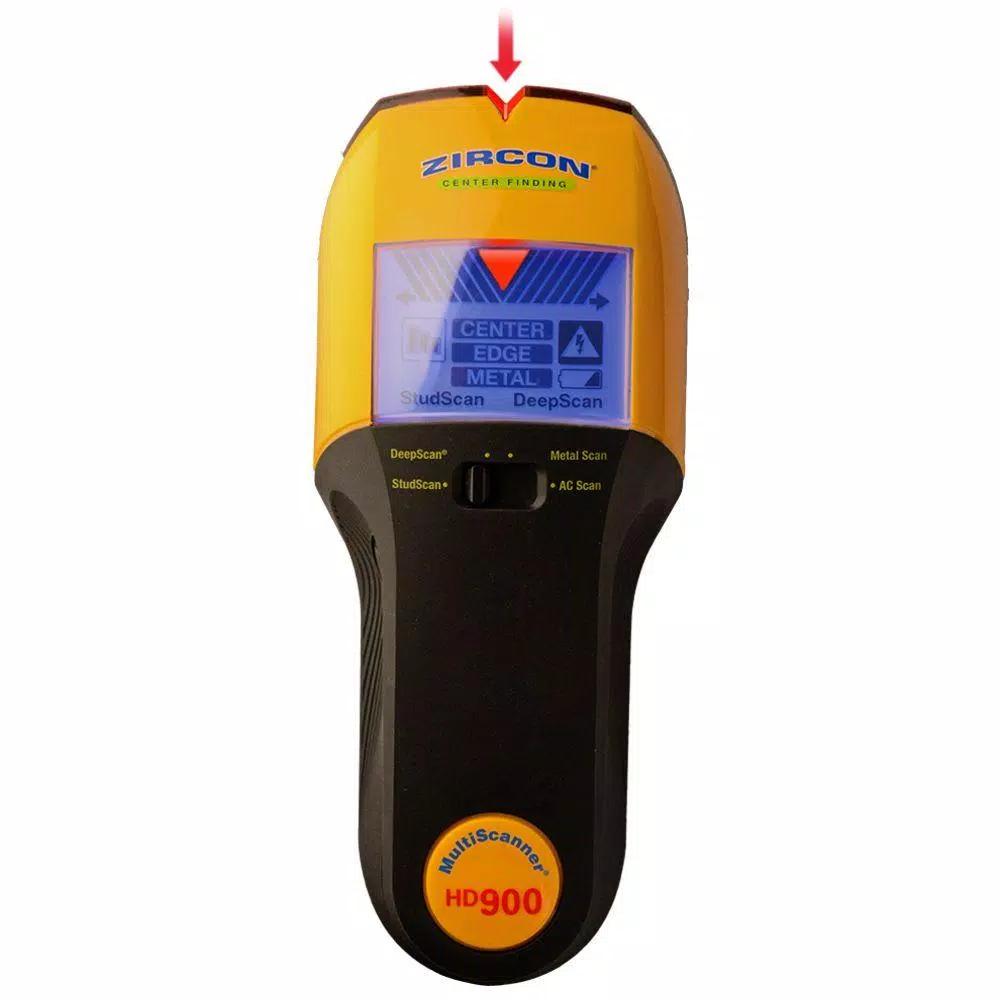 Zircon MultiScanner HD900 1-Step Multi-Function Wall Scanner & Stud Finder