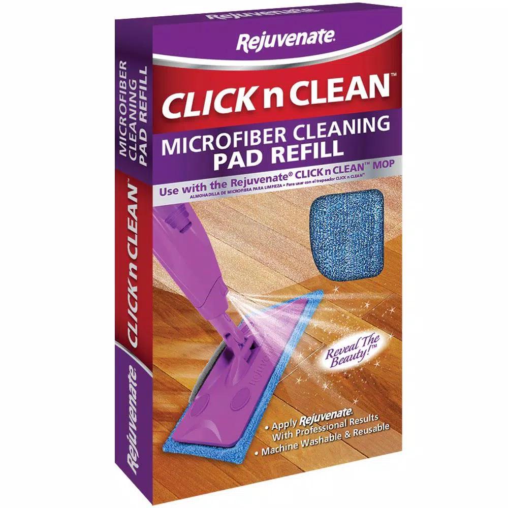 Rejuvenate Click N Clean Microfiber Cleaning Pad Refill for Multi-Surface Spray Mop
