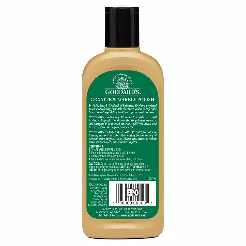 Goddard's Granite and Marble Polish, 8 oz Liquid