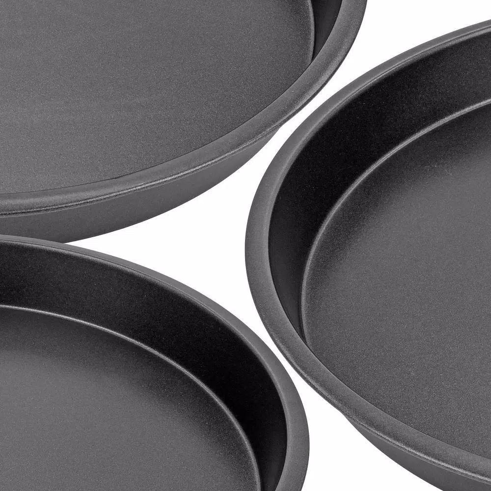 Southern Homewares 3-Piece Non-Stick Round Baking Pan Set, 8 in., 9 in., and 10 in.