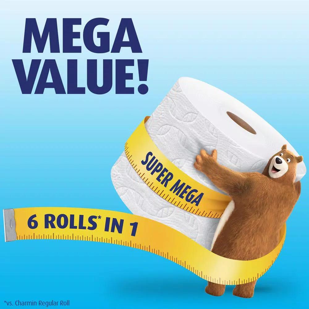 Charmin Ultra Strong 2-Ply Toilet Paper, 12 Super Mega Rolls