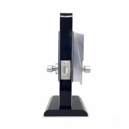 Premier Lock Grip Tight Tools Satin Chrome Mechanical Push-Button Keyless Entry Lock with Holdback thumbnail 2