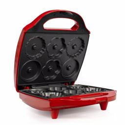 Holstein Housewares 980W Red Mini Bundt Cake Maker, Makes 6 Cakes thumbnail 1