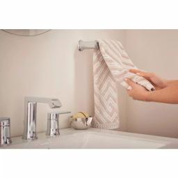 MOEN Genta 4-Piece Chrome Bath Hardware Set - Towel Bar, Hand Towel Bar, Robe Hook & Toilet Paper Holder thumbnail 4