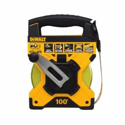 DEWALT 100 ft. Fiberglass Long Tape Measure with Rubber Overmolding and Metal Crank thumbnail 7