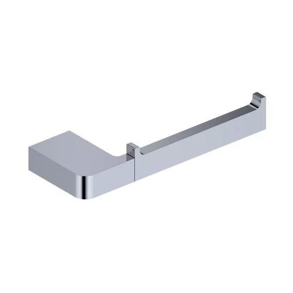 WS Bath Collections Cube Polished Chrome Solid Brass Toilet Paper Holder