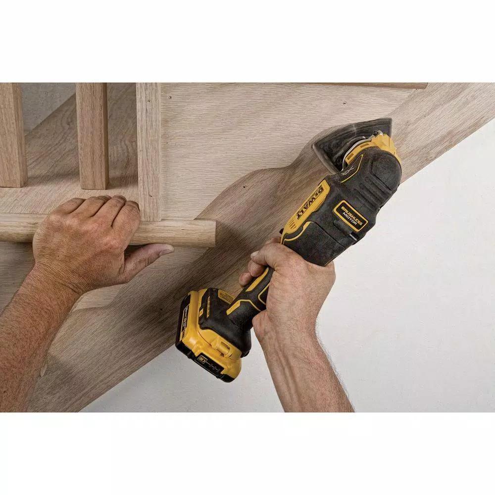 DEWALT 20V MAX XR Brushless 3-Speed Oscillating Multi-Tool Kit with 2.0Ah & 4.0Ah Batteries