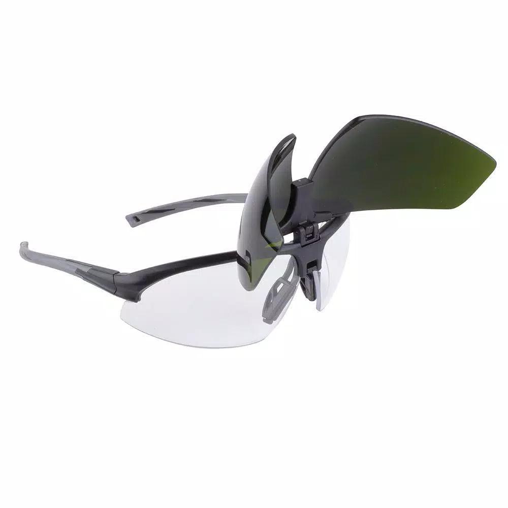 Lincoln Electric 4 in. Black Safety IR5 Flip Lens Brazing Glasses