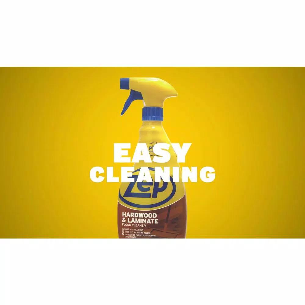 Zep Hardwood and Laminate Floor Cleaner Concentrate, 32 oz (Case of 4)