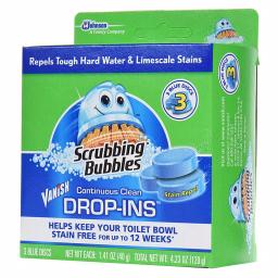 Scrubbing Bubbles Vanish Continuous Clean Toilet Bowl Cleaner Drop-Ins, Blue, 6 Pack thumbnail 2