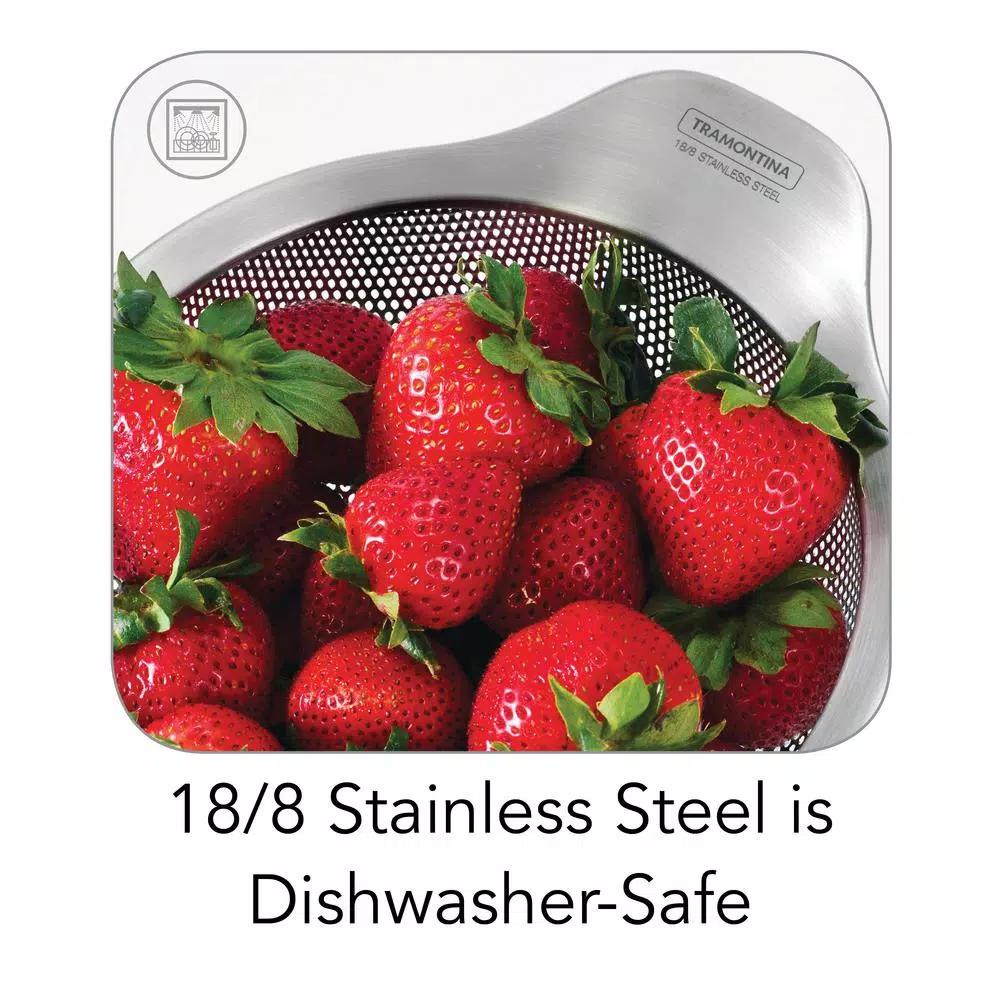 Tramontinas Gourmet 18/8 Stainless Steel Colander Set, 3-Piece