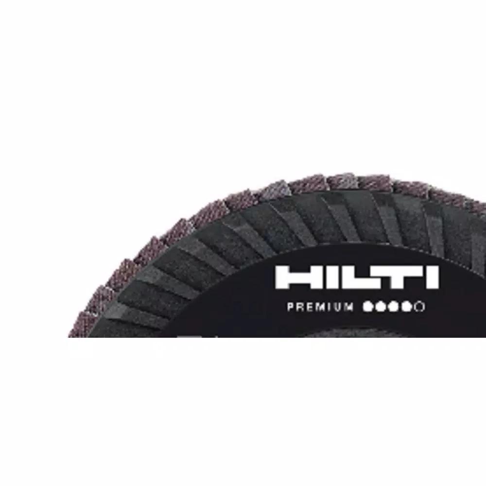 Hilti 5 in. Type 27 Flap Disc SP Premium 36-40 Grit 5/8-11 in. Arbor (10-Pack)