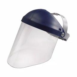 3M Clear Professional Face Shield, Impact Resistant Polycarbonate, Blue thumbnail 2