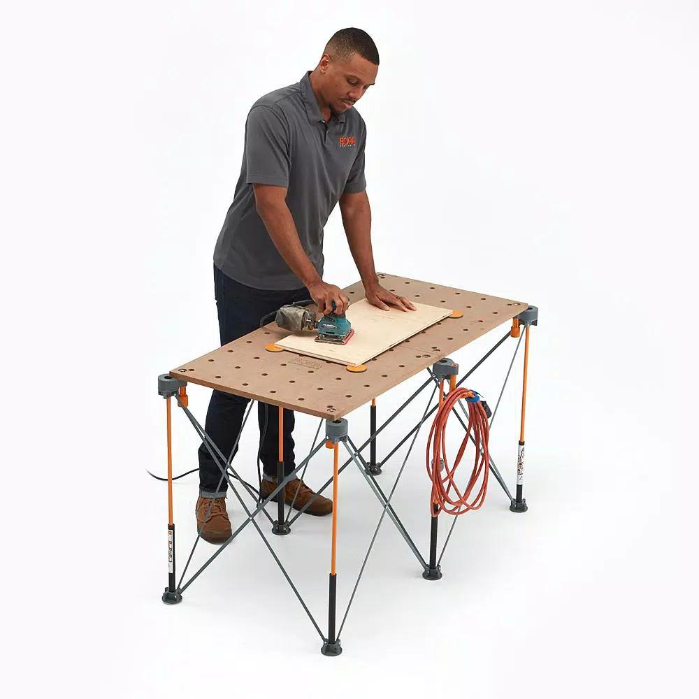 BORA Centipede 24 in. x 48 in. Heavy-Duty Workbench Top with 3/4 in. Dog Holes
