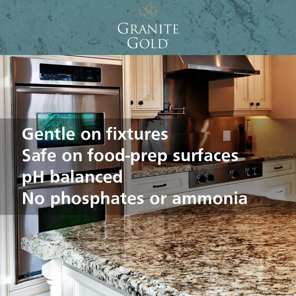 Granite Gold All-Surface Cleaner, 24 oz. - Safe for Natural Stone, Glass, and Stainless Steel