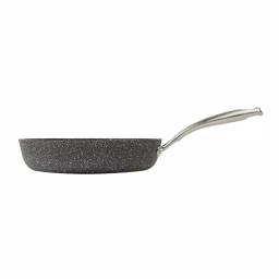 MasterPan Granite Ultra 9.5 in. Cast Aluminum Nonstick Frying Pan, Black Marble Finish thumbnail 4