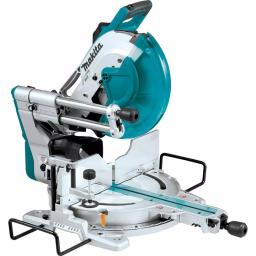Makita 12 in. 15 Amp Dual-Bevel Sliding Compound Miter Saw with Laser & AF601 16-Gauge Finish Nailer Bundle thumbnail 2