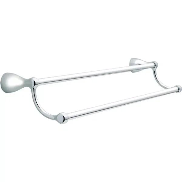 Delta Foundations 24 in. Double Towel Bar, Polished Chrome