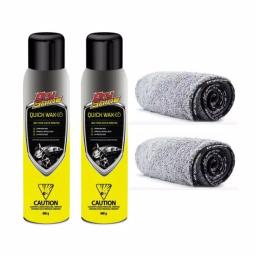 Dry Shine Quick Wax Carnauba Car Exterior Detailing Kit with 2-Pack Microfiber Towels, 17.3 oz. thumbnail 1
