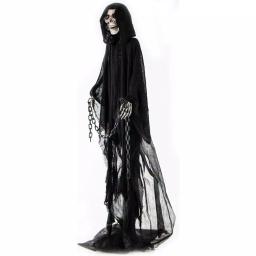 Haunted Hill Farm 5.5 ft. Moaning Grim Reaper Animatronic Halloween Prop thumbnail 9