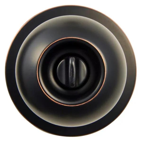 Universal Hardware Aged Bronze Grade-2 Commercial Entry Keyed Door Knob, 2-1/8 in.