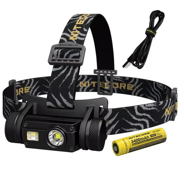 NITECORE HC65 1000 Lumen LED Rechargeable Headlamp with Red & High CRI Light
