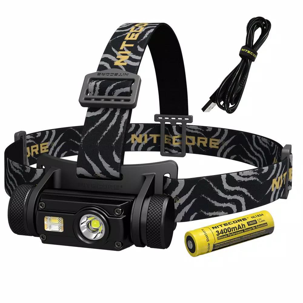 NITECORE HC65 1000 Lumen LED Rechargeable Headlamp with Red & High CRI Light