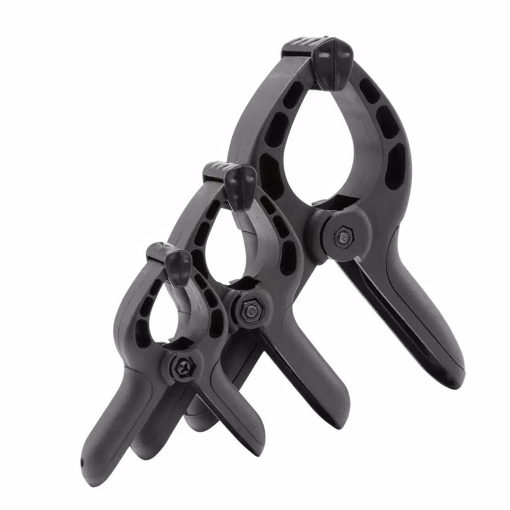 OLYMPIA 14-Piece Spring Clamp Set with Comfort Grip Handles