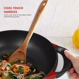 Boyel Living 1400W Professional Non-Stick Copper Electric Skillet, 13 in. Jumbo Capacity, Red thumbnail 7