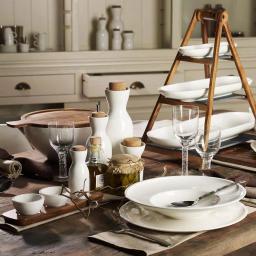 Villeroy & Boch Artesano Acacia Wood Serving Tray, Elliptical Divided Serving Dish thumbnail 5
