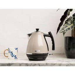 Haden Cotswold 1.7L 7-Cup Stainless Steel Electric Kettle with Auto Shut-Off, Putty Beige thumbnail 2