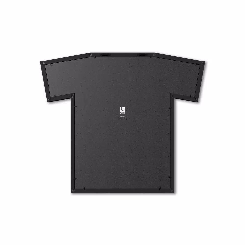 Umbra Sports Shirt Jersey Display Frame - Black T-Frame for Hockey, Baseball, Football & Rugby Jerseys