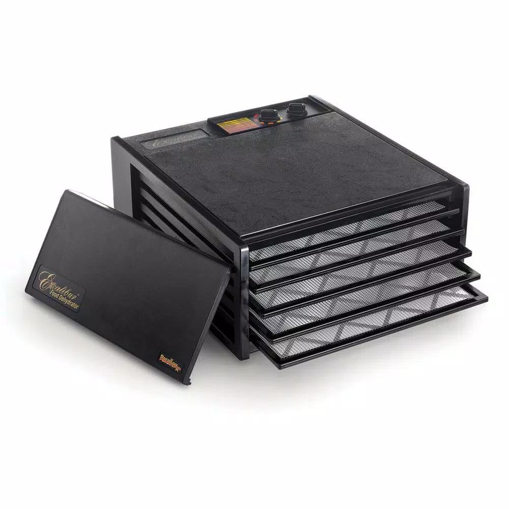 Excalibur 5-Tray Small Garden Electric Food Dehydrator with 26-Hour Timer and Adjustable Temperature