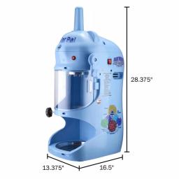 Great Northern Polar Pal 32 oz. Blue Electric Ice Shaver and Snow Cone Machine thumbnail 2