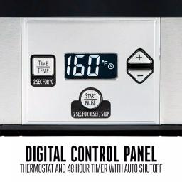 Weston Realtree Edge 6-Tray Stainless Steel Digital Food Dehydrator with Camo Storage Cover thumbnail 3