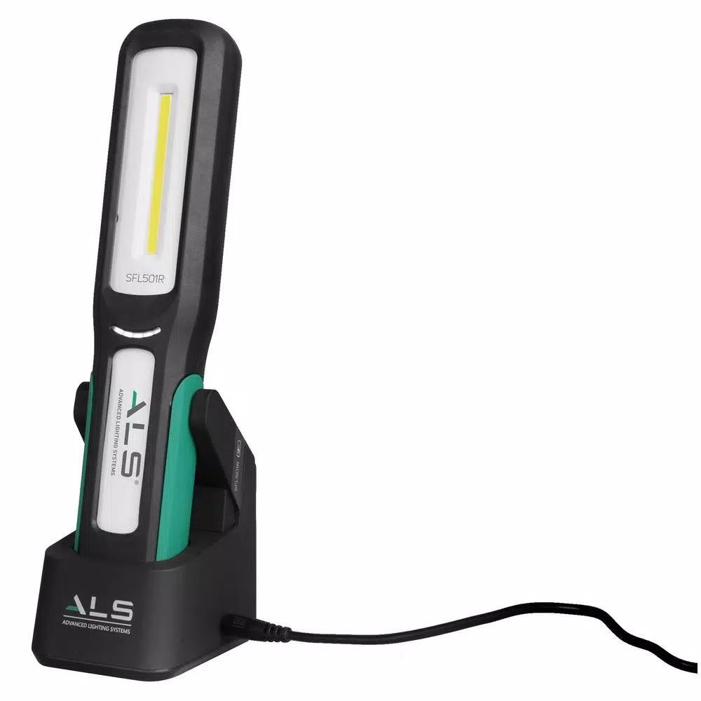 Advanced Lighting Systems 500 Lumens LED Work Light with Magnetic Rotating Stand and Hanging Hook