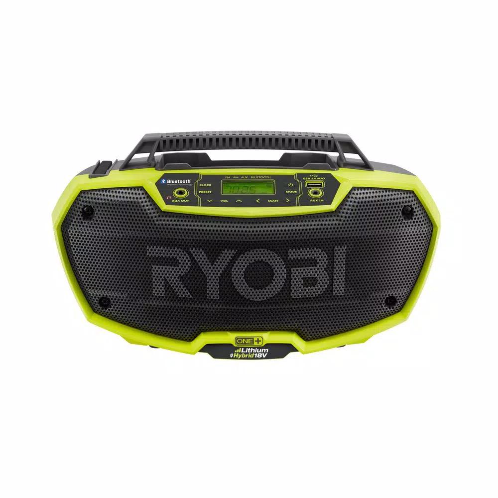 RYOBI 18V ONE+ Hybrid Bluetooth Stereo Kit with 2.0 Ah Battery and Charger