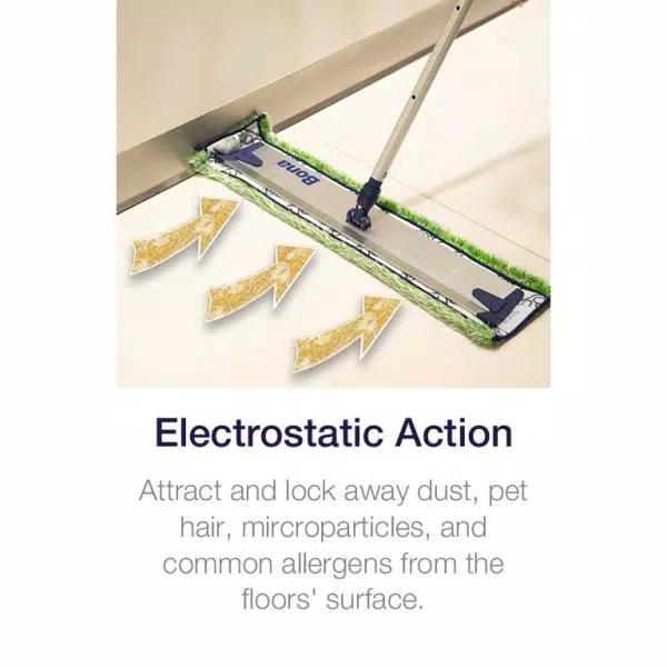 Bona Commercial System 24 in. Microfiber Dry Dust Mop Pad