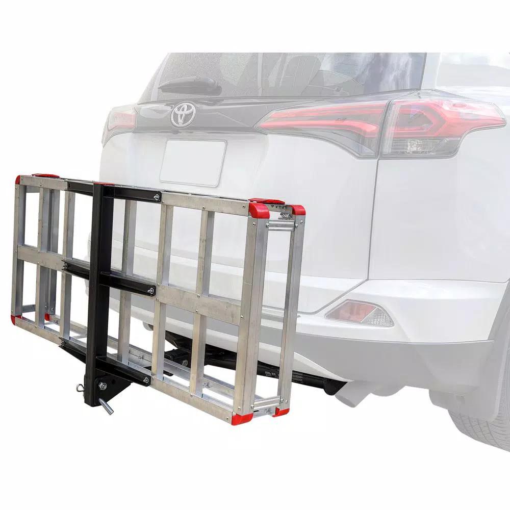 Detail K2 500 lb. Capacity Aluminum Hitch Cargo Carrier for 2 in. Receiver, Folding Design