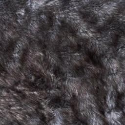 Noble House Warrin Black and White Streak Faux Fur Throw Blanket thumbnail 3