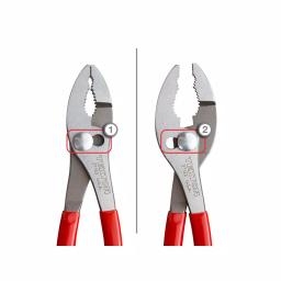TEKTON 8 in. Slip Joint Pliers with Universal 3-Zone Jaws and Wire Cutter thumbnail 3