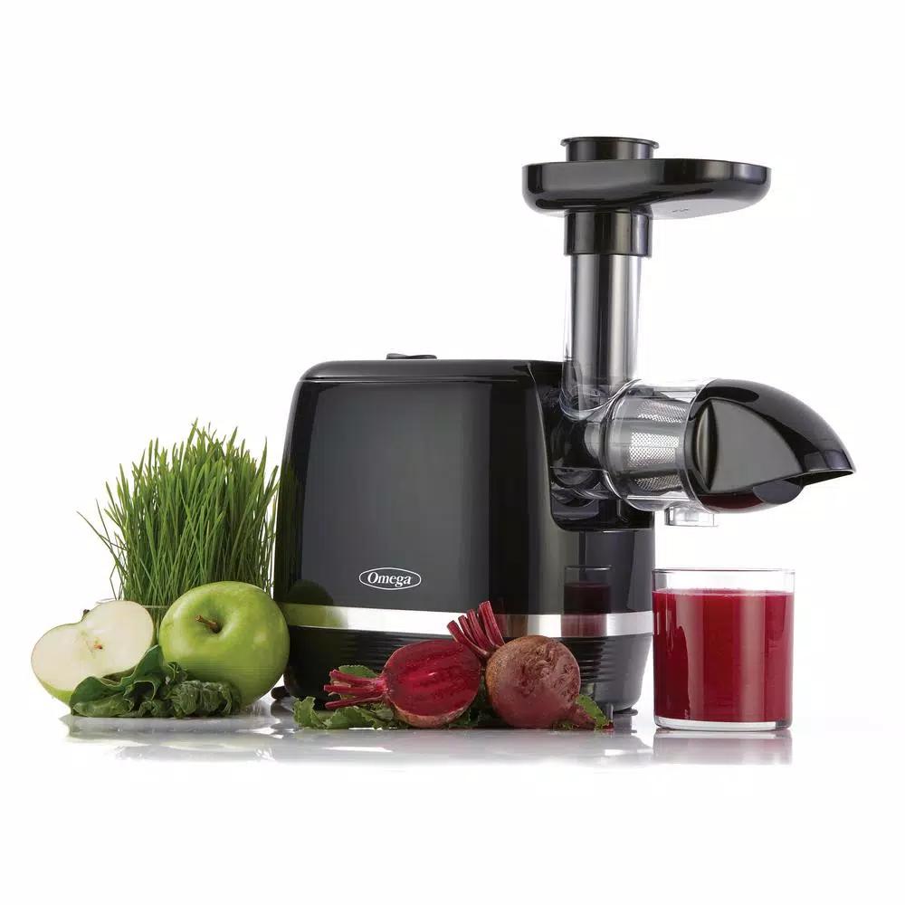 Omega H3000R Cold Press 365 Horizontal Masticating Juicer - Black